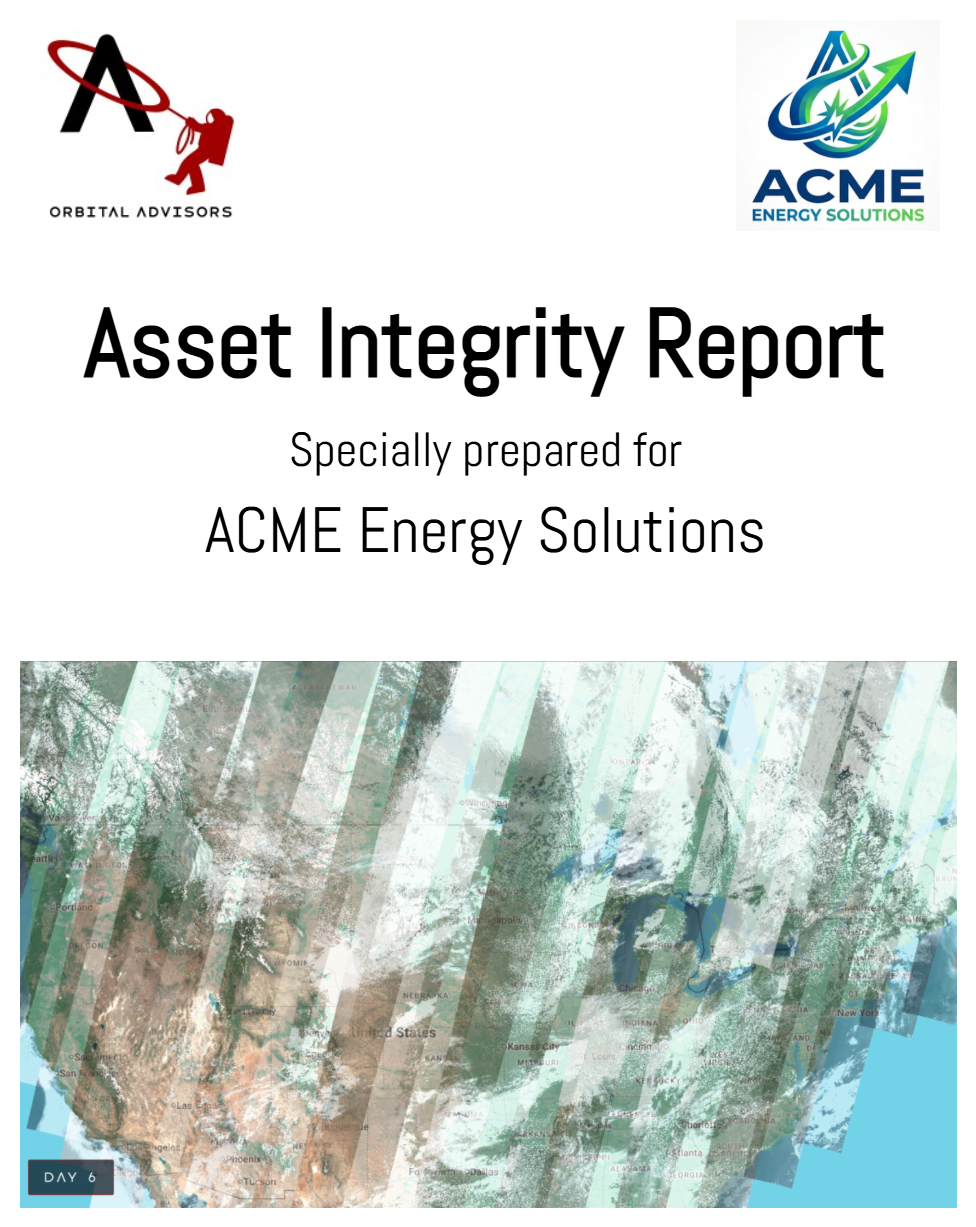 Sample Asset Integrity Report prepared for ACME Energy Solutions